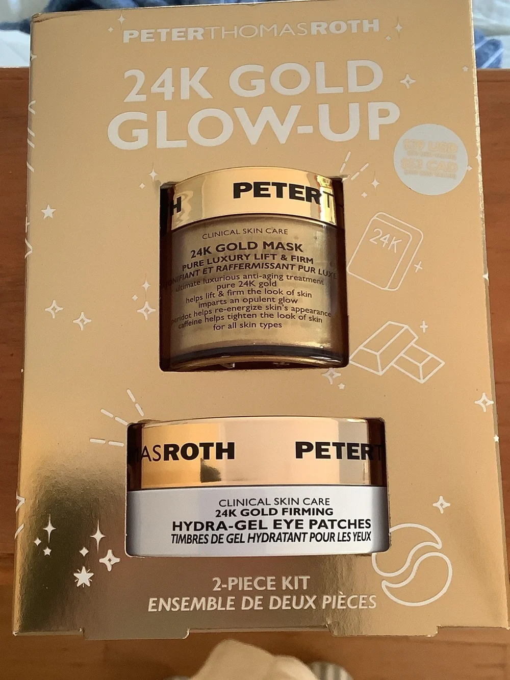 Peter Thomas Roth 24K Gold Glow-Up Kit - Gold and White
